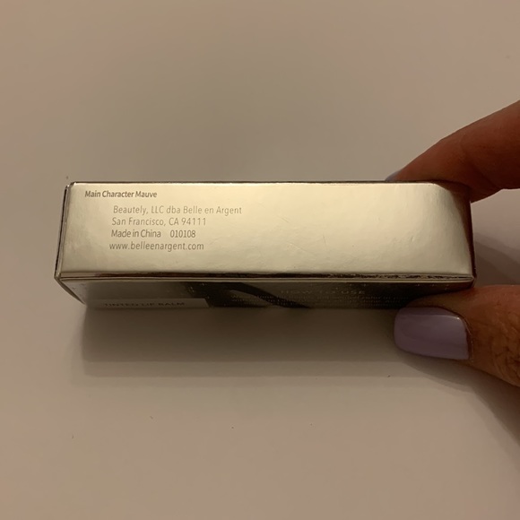 Belle En Argent Main Character Mauve Tinted Lip Balm. - Picture 4 of 7